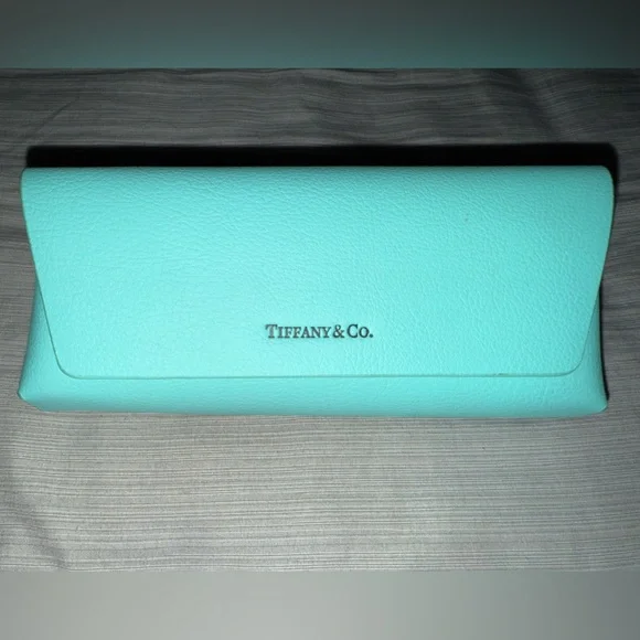 Tiffany & Co Sunglasses Case, NWT Tiffany & Co. Turquoise glasses case | Mercari main image 4